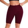 Shorts de ioga de legging de ginástica curta para mulheres